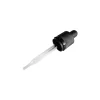 Tapón con pipeta gotero para frasco de cristal ámbar de 30 ml