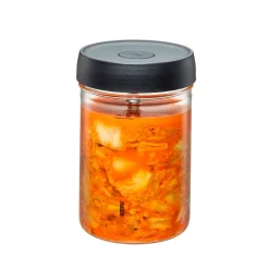 Tarro de fermentación de cristal 1000 ml + tapa y pesa de cristal - Gefu