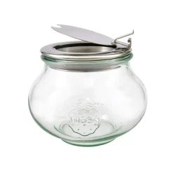 Tarro de vidrio Deco con tapa abatible Weck - 1,06 l