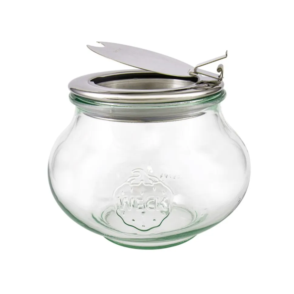 Tarro de vidrio Deco con tapa abatible Weck - 1,06 l