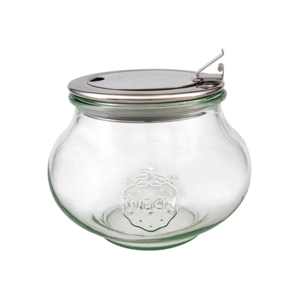 Tarro de vidrio Deco con tapa abatible Weck - 1,06 l