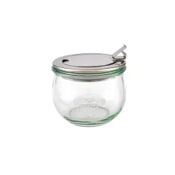Tarro de vidrio Tulip con tapa abatible Weck - 580 ml