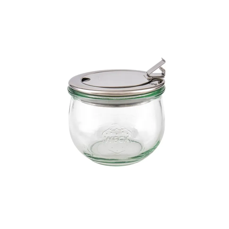 Tarro de vidrio Tulip con tapa abatible Weck - 580 ml