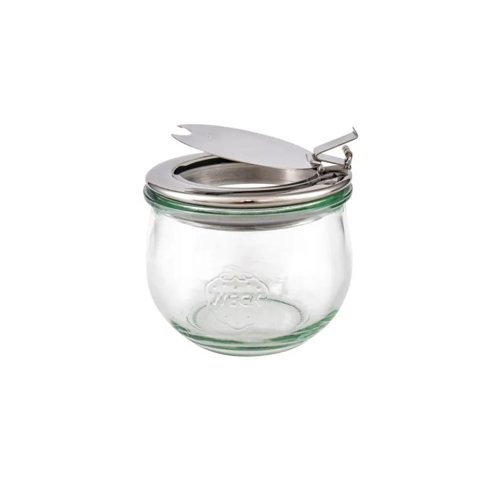 Tarro de vidrio Tulip con tapa abatible Weck - 580 ml