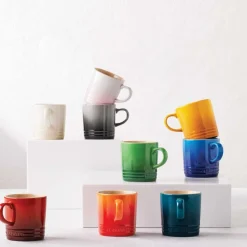 Taza de cerámica gres esmaltada 200 ml, color volcánico - Le Creuset