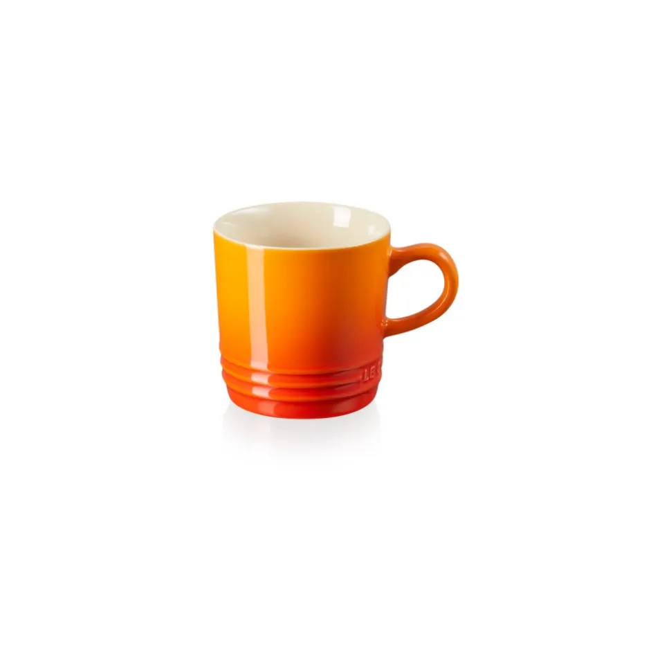 Taza de cerámica gres esmaltada 200 ml, color volcánico - Le Creuset