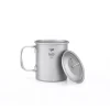 Taza de titanio con asa plegable y tapa 300 ml - Keith