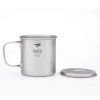 Taza de titanio con asa plegable y tapa 550 ml - Keith