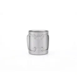 Taza de titanio con doble pared, asa plegable y tapa 220 ml - Keith