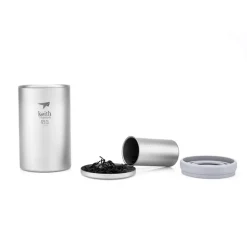 Taza de titanio con infusor 450 ml - Keith
