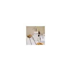 Taza térmica acero inoxidable con pajita, 600 ml, blanca - Qwetch