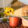 Taza térmica acero inoxidable Rise 399 ml, teja - Klean Kanteen