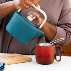 Taza térmica acero inoxidable Rise 399 ml, teja - Klean Kanteen