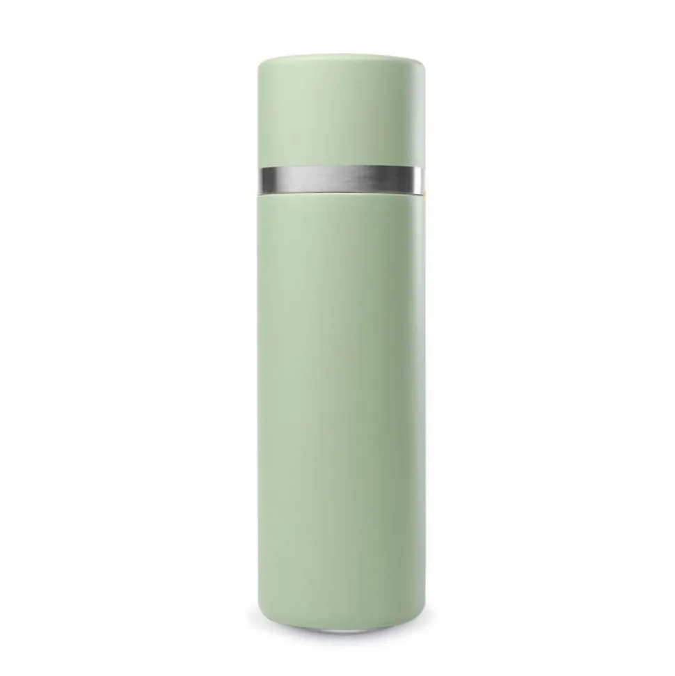 Termo de acero inoxidable, 750 ml, verde - Qwetch