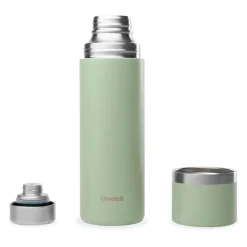Termo de acero inoxidable, 750 ml, verde - Qwetch