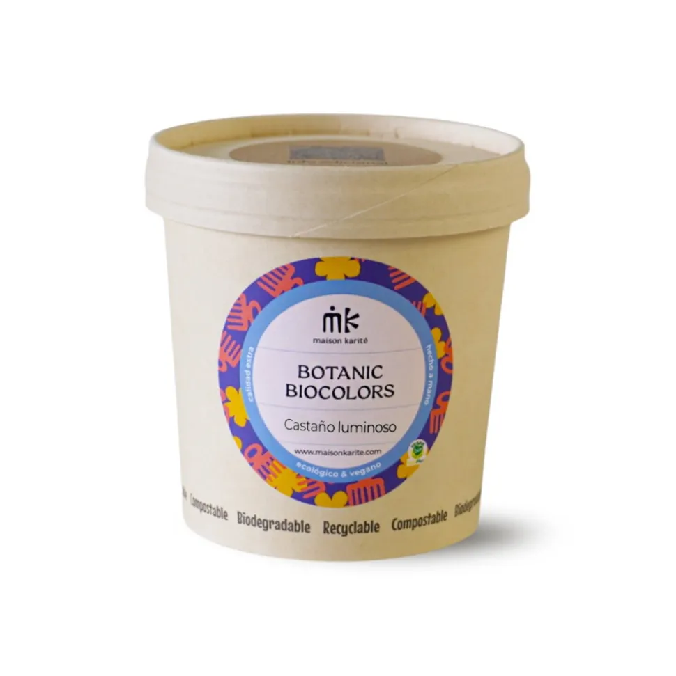 Tinte natural castaño medio ecológico - Maison Karité