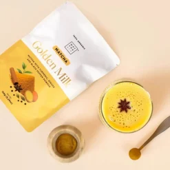 Té Matcha "leche dorada" con cúrcuma y jengibre ecológico, 150 g - Matcha & Co