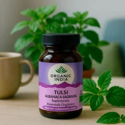 Tulsi/Albahaca sagrada, ecológico, en cápsulas - Organic India