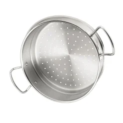 Vaporera de acero inoxidable Chef Classic - accesorio para cocer al vapor, 32 cm - Lacor