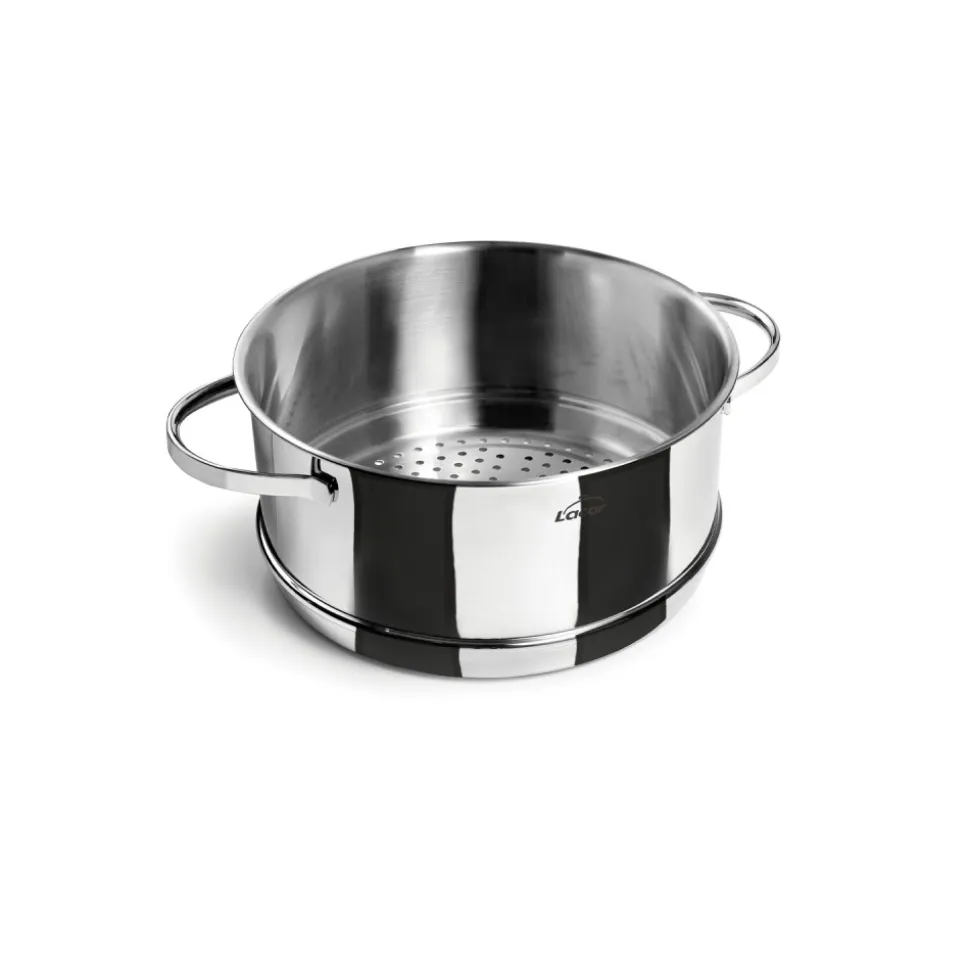 Vaporera de acero inoxidable belly - accesorio para cocer al vapor, 20 cm - Lacor