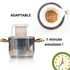 Vaso con filtro y 3 discos intercambiables para Vegan Milker Mülsi