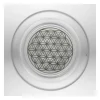 Vaso Jasmina con flor de la vida en platino - Nature's Design