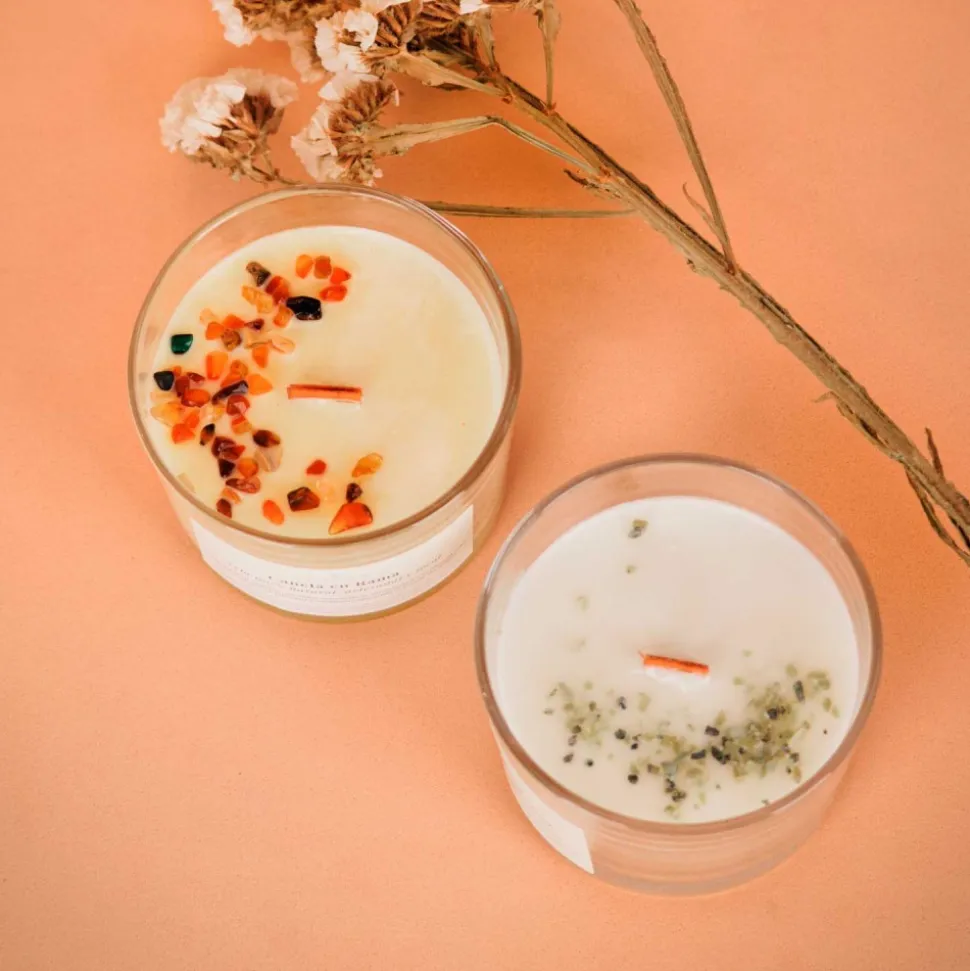 Vela perfumada con aceites esenciales ecológicos, Canela en rama - CanVela
