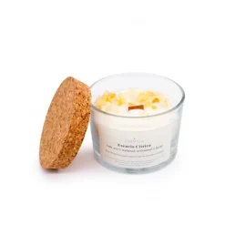 Vela perfumada con aceites esenciales ecológicos, Esencia cítrica - CanVela