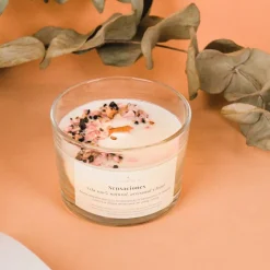 Vela perfumada con aceites esenciales ecológicos, Sensaciones - CanVela