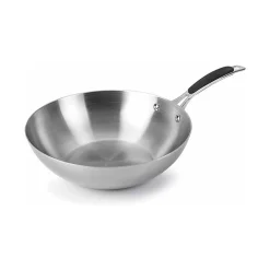 Wok de acero inoxidable, trimetal, 28 cm - Lacor