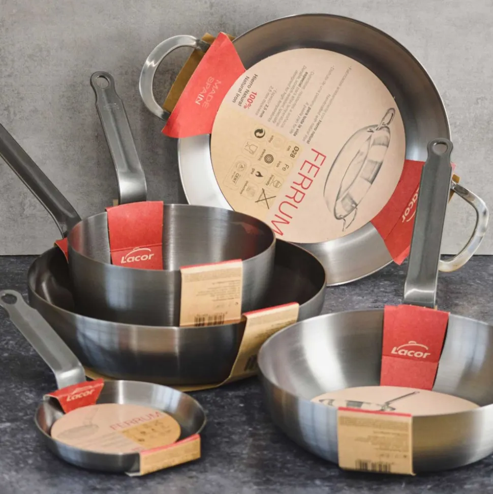 Wok de hierro Ferrum, 32 cm - Lacor